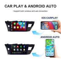 Radio de coche con pantalla de 9 pulgadas, 2 DIN, 4 núcleos, reproductor de DVD, GPS, amplificador, Carplay y Android Auto para Toyota Corolla 13-16