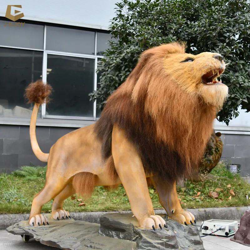 GO-69 Theme Park Life-size Animatronic Lion Suppliers