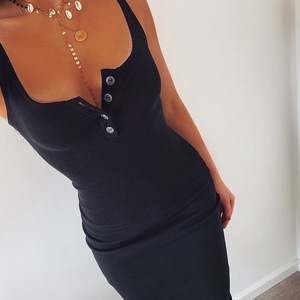 2024 New Arrivals Women Gradient Cut-out Twist Ruched <strong>Dresses</strong> Knit Maxi Sexy Bodycon Casual <strong>Dress</strong> for Summer Halter Neckline - Product Image 5