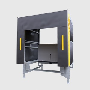 Panel de Carga Hidráulico Externo TM PEDANE PH250 para Paneles Sándwich de 40mm, Acero Galvanizado con Drenaje de Agua - Product Image 4