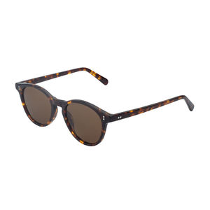Gafas de sol Mazzucchelli de diseño italiano, montura rectangular de acetato Unisex con lentes de vidrio polarizadas <span class=keywords><strong>UV400</strong></span>, logotipo de lente transparente - Product Image 4