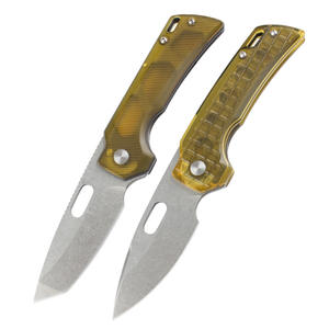 سكين جيب قابلة للطي متعددة الوظائف محمولة للتخييم في الهواء الطلق من الفولاذ 14c28n عالي الصلابة للهدايا - Product Image 1