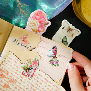 Marcapáginas de papel con diseño de mariposa Alien Dream Fallacy, de alta estética, clip para libros de lectura, tarjeta de marcado de páginas para estudiantes - Product Image 4