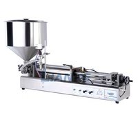 Machine de remplissage de désodorisant de gel de lavage de miel à confiture manuelle verticale multifonctionnelle à bas prix