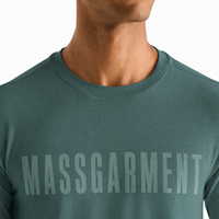 T-shirt à manches longues ultra doux de haute qualité 6335 pour hommes, impression décontractée, coupe ajustée, col rond, t-shirt de fitness pour hommes