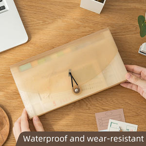 OEM/ODM لوازم مكتبية حزمة مستندات متعددة الطبقات مع ملصقات وأزرار مفهرسة ملف محمول - Product Image 5