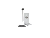 Kits de supports de montage solaire en aluminium en forme de L, accessoires de toiture solaire pour toiture métallique industrielle, système de montage photovoltaïque pour abri solaire