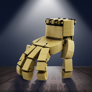 Funbuild Thiết Kế Ban Đầu Loạt Phim Tùy Chỉnh Thực hiện Logo Wednesday Tay Gạch Đồ Chơi Giáo Dục Đồ Chơi Quà Tặng Xây Dựng Khối Đồ Chơi - Product Image 2