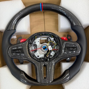 Volante Deportivo de Fibra de Carbono para <span class=keywords><strong>BMW</strong></span> M3 M5 M6 F11 F12 F13 F32 F80 G01 G22 G42 <span class=keywords><strong>328i</strong></span> M40i - Product Image 1