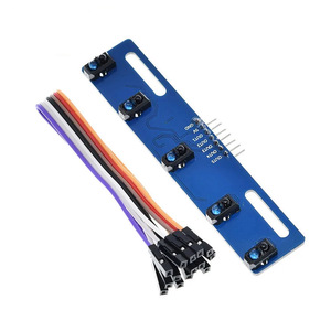 Module de capteur de suivi de ligne infrarouge à 5 canaux Tcrt5000l pour la robotique et les projets de bricolage - Product Image 1