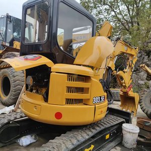 Excavatrice sur chenilles CAT 303.5E d'occasion, machine d'excavation hydraulique pour la construction et les travaux de terrassement - Product Image 3