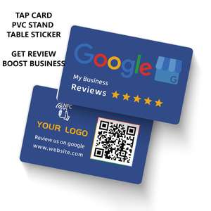 TapFive avis rapides instantanés pour Restaurant Boutique Table Autocollant PVC Stand RFID QR Code <span class=keywords><strong>Mini</strong></span> Tag Google Review Tap Card pour hôtels - Product Image 5