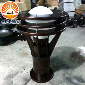 Solar Lawn <b>Light</b> Bronze <b>Led</b> <b>Light</b> <b>Sensor</b> Semi Flush Mount Water Resistant 50000 Hours Lifespan Dc 12V Outdoor Garden Lighting - Product Image 5