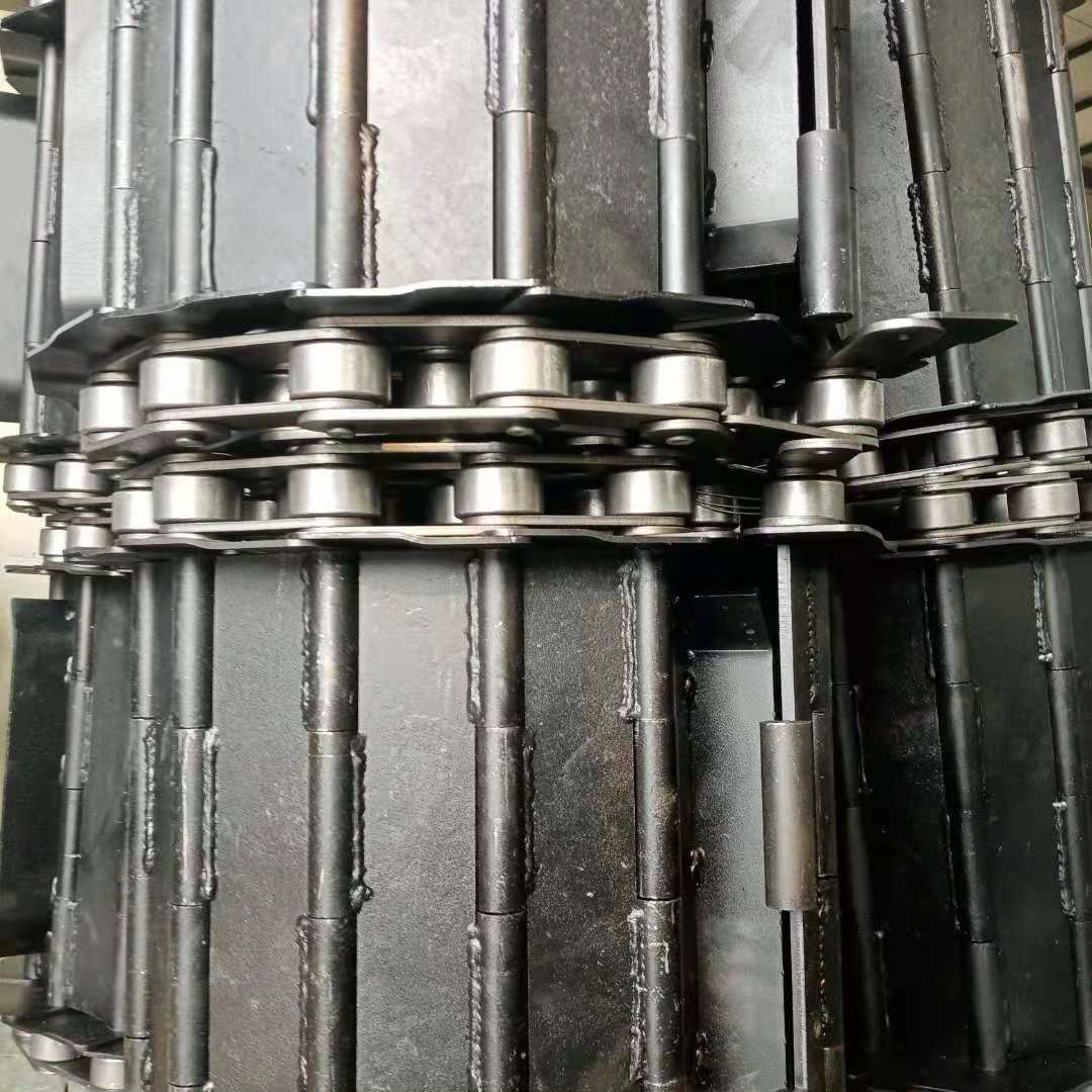 Galvanized Stainless Steel Plate Chain Conveyor Belt For Chip