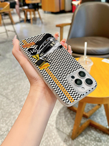 Coque de protection antichoc et anti-traces de doigts en TPU texturé <span class=keywords><strong>911</strong></span> avec étiquette d'avertissement sportif pour objectif d'appareil photo, compatible avec les téléphones 17/16/15/14 Pro Max - Product Image 5
