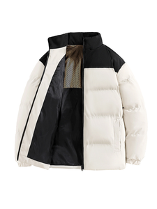 Giacca da <span class=keywords><strong>uomo</strong></span> con Logo personalizzato Casual invernale con <span class=keywords><strong>Parka</strong></span> traspirante giacca imbottita spessa con cerniera calda impermeabile - Product Image 4