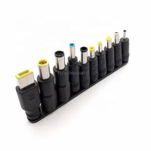 Multi-functional laptop adapter DC adapter 8-piece set 10-in-1DC to multi-specification 5521 female to 8-in-1