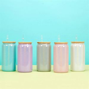 Gobelets à boire Recyclable Macaron Colored Plastic 16Oz Can Tumbler for Blank Sublimation - Product Image 2
