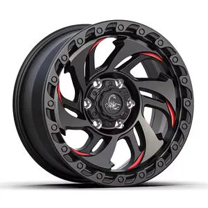 New Arrival 4X4 Off Road Wheel 17 18 Inch 6x139.7 5x150 5x127 5x114.3 5x120 8J 8.5J For JEEP Wrangler Off- Road Rims