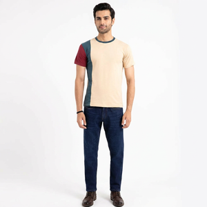 Camiseta de Alta Calidad 100% Algodón, Estilo Urbano, Gráfica, Gruesa, Personalizada con Impresión DTG, Corte Holgado, Unisex, Impresión 3D con Relieve para Hombre - Product Image 1