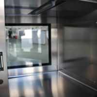 Peluncuran Baru Pintu Kotak Pasang Barang Haolan Stainless Steel 304 untuk Ruang Bersih dengan Filter HEPA Efisiensi 99,99% untuk Penggunaan Stasioner di Laboratorium