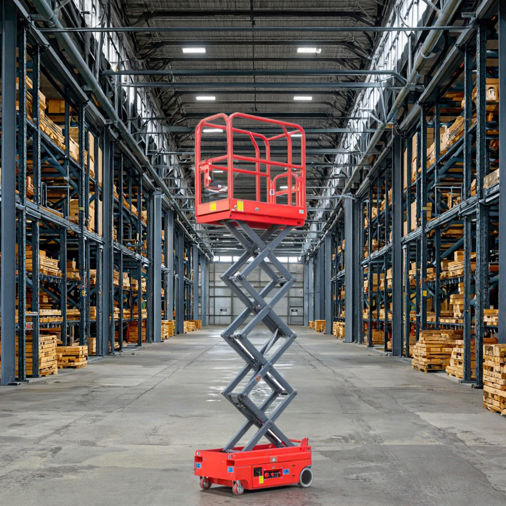Self Propelled Man Lift 3m Electric Mobile Hydraulic Scissor Lift Aerial Work Platform for Maintenance and Construction