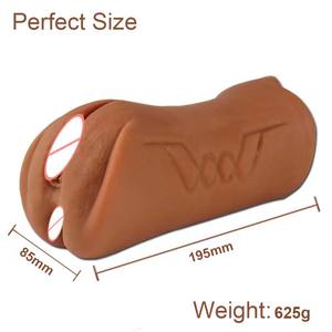 बढ़ी हुई मौखिक योनि गुदा सेक्स अनुभव के लिए यथार्थवादी त्वचा रंग गुदा और मुंह संयोजन सुरक्षित तीन-इन-एक उत्पाद - Product Image 4