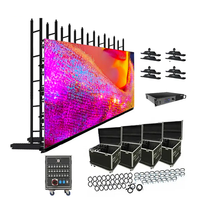 DJ Kabini Performansı P3.91 Yüksek Parlaklıklı LED Video Duvarı 500x500mm Hızlı Kurulumlu Kiralık Kulüp İçin