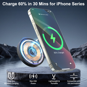 Tkt 15W Từ Sạc Không Dây Vòng Nhanh Chóng Sạc <span class=keywords><strong>Dock</strong></span> Trạm Smartwatch Power <span class=keywords><strong>Adapter</strong></span> Đối Với <span class=keywords><strong>iPhone</strong></span> Xiaomi Samsung Sạc - Product Image 3