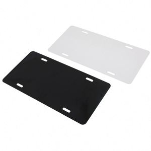 Plaque d'immatriculation de voiture en aluminium de haute qualité avec estampage, couleur et logo personnalisés pour la décoration du véhicule - Product Image 2
