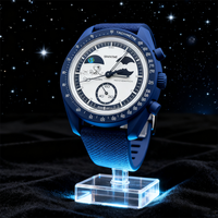 Reloj de Pulsera para Hombre de Cuarzo y Plástico con Cronógrafo, lo Último de Moda 2025, Moonwatch al por Mayor para Tiendas en Línea