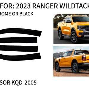 Accessoires automobiles pour pick-up : Cache-poignée de porte, coque de poignée, pare-soleil, kits de carrosserie personnalisés en ABS pour Ford Ranger 2023 - Product Image 3