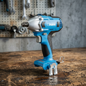 Llave de Impacto Inalámbrica FERVI de 20V con Motor sin Escobillas, Torque de 35-300 Nm, Accionamiento de 1/2'', Batería de Iones de Litio para Uso Industrial y Bricolaje - Product Image 2