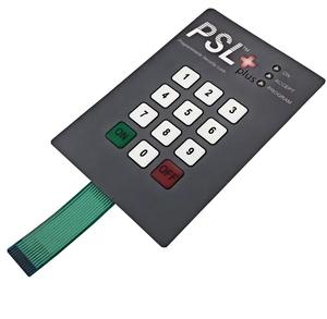OEM/ODM Waterproof One <b>Push</b> <b>Button</b> Membrane <b>Switch</b> Keypad/ Keyboard - Product Image 1