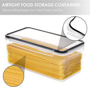 Bán Chạy Nhất Hộp Đựng Spaghetti Bằng Nhựa Hộp Đựng Thực Phẩm Kín Khí Có Nắp Đậy Cho Mì Ống Và Mì Dài - Product Image 6