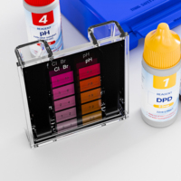 Kit de test de la qualité de l'eau Vista 9 en 1 avec chlore, brome, dureté, alcalinité, acide cyanurique pour piscine et spa