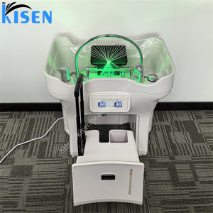 อ่างสระผมเคลื่อนที่ KISEN รุ่นใหม่ล่าสุด สำหรับทำสปาบำรุงหนังศีรษะ ไม่ต้องใช้ระบบประปา พร้อมถังเก็บน้ำ เหมาะสำหรับร้านเสริมสวย - Product Image 4