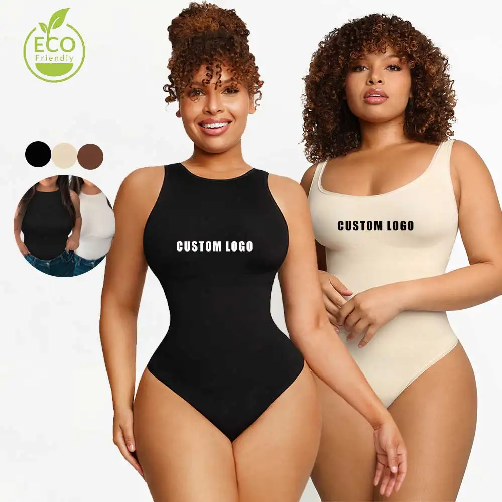 Seamless HOT SALE Wholesale 1 Piece Scuplting Body Shaper Tummy Control Seamless TIK TOK Shapewear Bodysuit Shapewear For Women