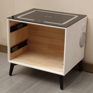 Đồ nội thất bền de MAISON bảng trắng de nuit Avec coffre dễ dàng để lắp ráp đầu giường phòng ngủ đầu giường - Product Image 5