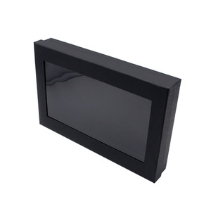 Scatole Regalo in Carta con Coperchio Trasparente in <span class=keywords><strong>Plastica</strong></span>, Confezioni con Finestra in PVC per Imballaggio di Biancheria Intima, Vestiti, Sciarpe e Magliette - Product Image 3