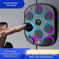 Machine d'entraînement électronique intelligente Music Boxing Wall Target pour la maison, avec huit cibles pour le fitness de réaction