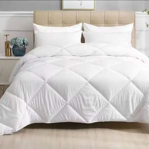 Edredón Ligero de Algodón y Poliéster, Relleno Suave, para Todas las Temporadas, Manta Acogedora para Dormitorio, Tamaños King y Queen, 400 Hilos - Product Image 4