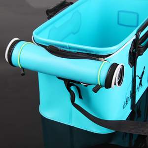 Cubo para Peces Vivos Eva, Plegable e Impermeable, Caja de Pesca para Uso en Exteriores, Contenedor de Almacenamiento de Equipo Deportivo Unisex - Product Image 2