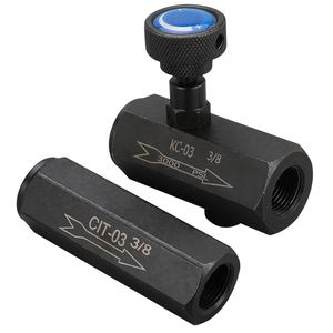 Ống Thủy Lực Loại Van Tiết Lưu KC CIT Series KC-02 1/4 KC-03 3/8 KC-04 1/2 KC-06 3/4 Van Điều Khiển Lưu Lượng Van Điều Tiết - Product Image 2