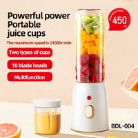 Nouvelle tasse de jus haute puissance Portable USB Rechargeable petite glace auxiliaire écrasant la Machine à jus multifonction domestique