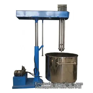 7.5KW Producción de pintura de aceite de alta velocidad Dissolver Mixer High shear mixer