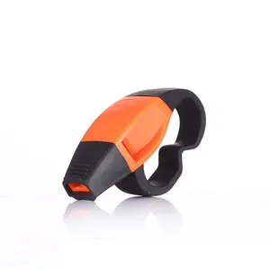 High Decibel Finger Grip Referee Whistles Soccer Basketball Sports Survival Whistle Sports Accessories Customized