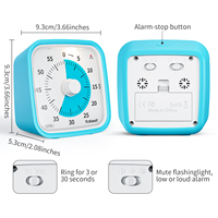 Timer Dial OEM Yunbaoit, Alat Manajemen Waktu Anak yang Senyap, Timer Dapur 60 Menit, Timer Visual Anak, Jam Timer untuk Sekolah dan Ruang Kelas