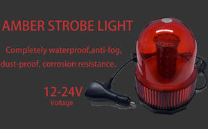 KingShowstar Luz LED de Advertencia de Emergencia Rojo Azul Ámbar Amarillo Camión Techo Luces Estroboscópicas Baliza Magnética - Product Image 4