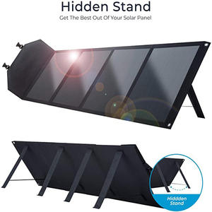 स्मार्ट लिंक 80w मोनोक्रिस्टलाइन सौर पैनल उच्च दक्षता फास्ट चार्जिंग पोर्टेबल वेदरप्रूफ फोल्डेबल चार्जर - Product Image 2